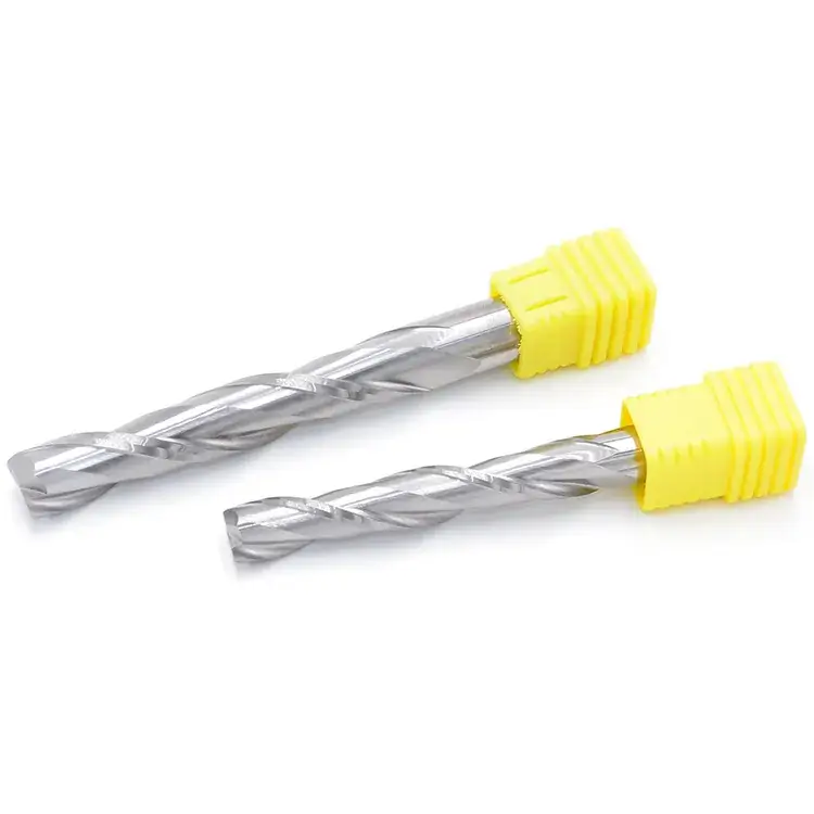Double Edged Spiral Milling Cutter 8-12mm Yellow Handle - Image 5