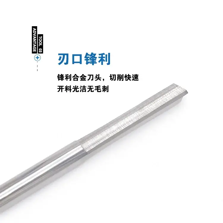 Double Edge Milling Cutter 6-12mm Straight Groove - Image 3