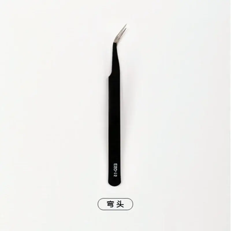 Anti-Static Eyelash Tweezers for Flawless Hair
