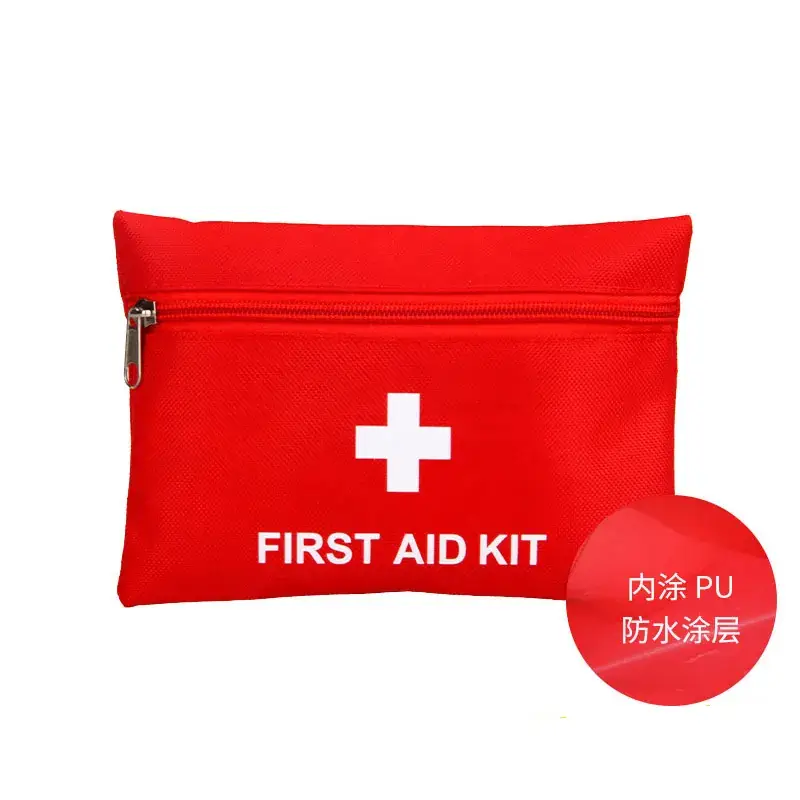 Portable First Aid Kit Red 12-Piece Outdoor Gift Set - Image 5