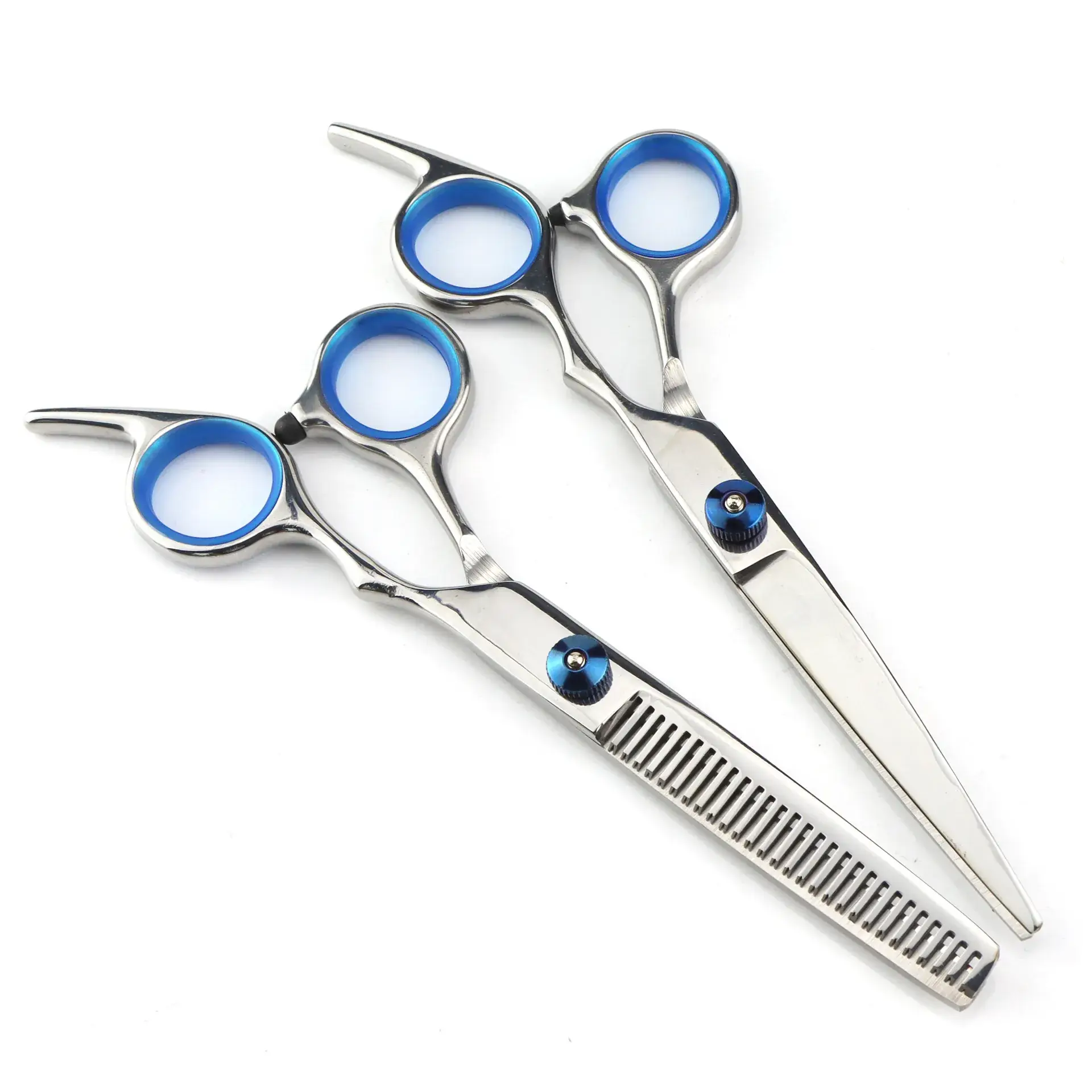 Ruby Sapphire Hair Scissors 3 Pcs Flat Tooth