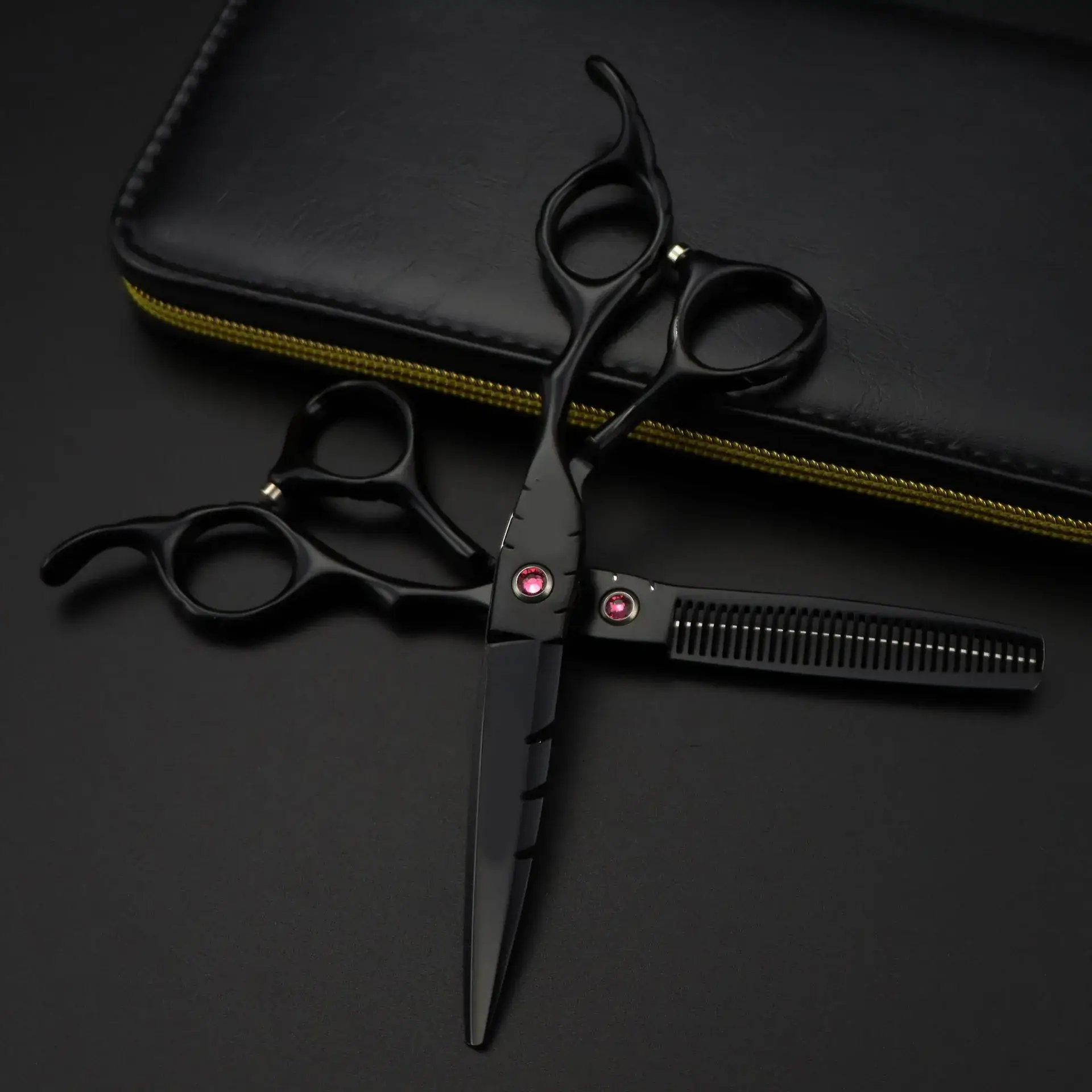 TONI Black Hair Scissors Barber Tools