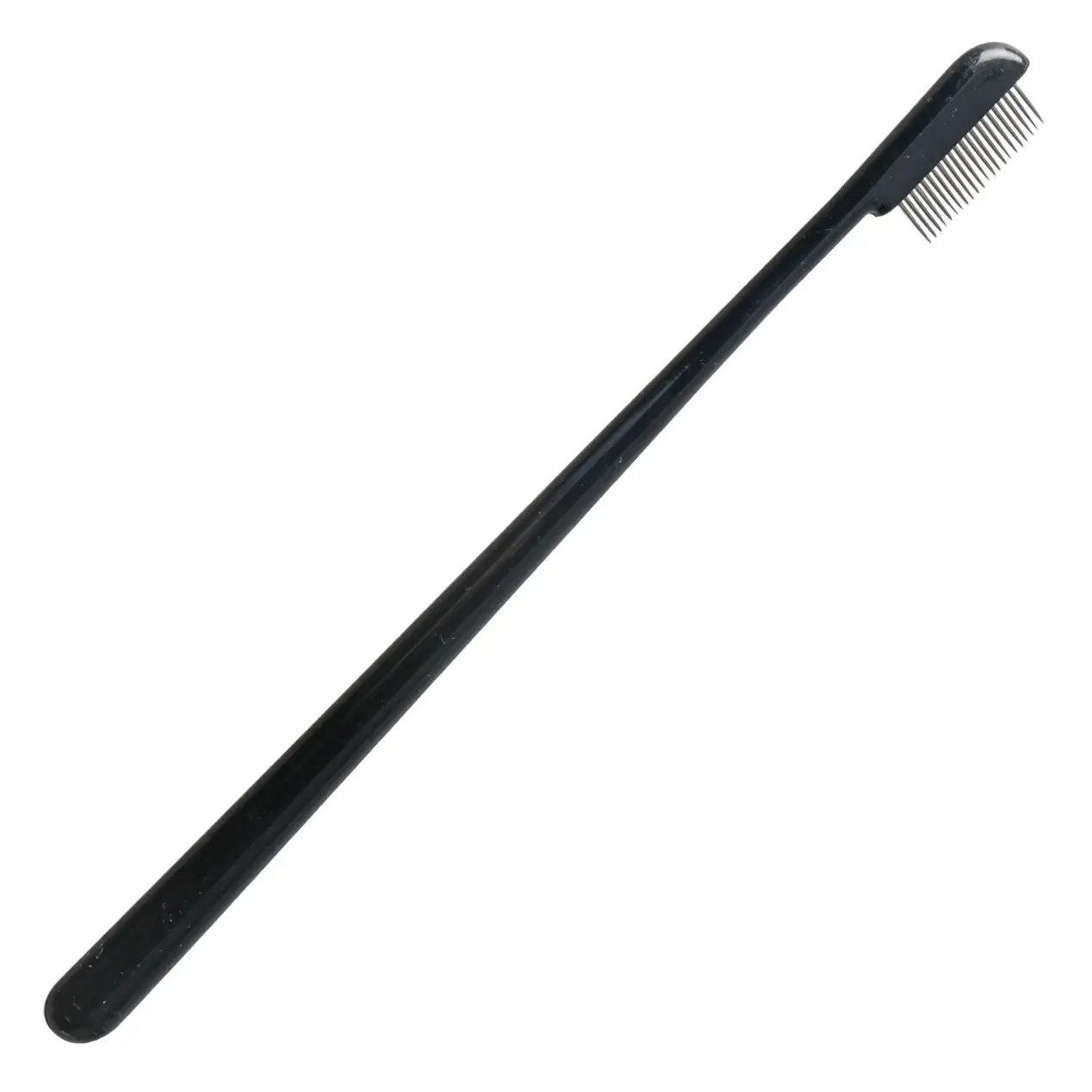 Pink Stainless Steel Eyelash Comb Brush