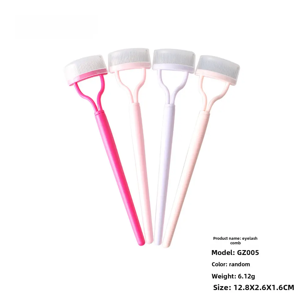 Pink Stainless Steel Eyelash Comb Brush - Image 13