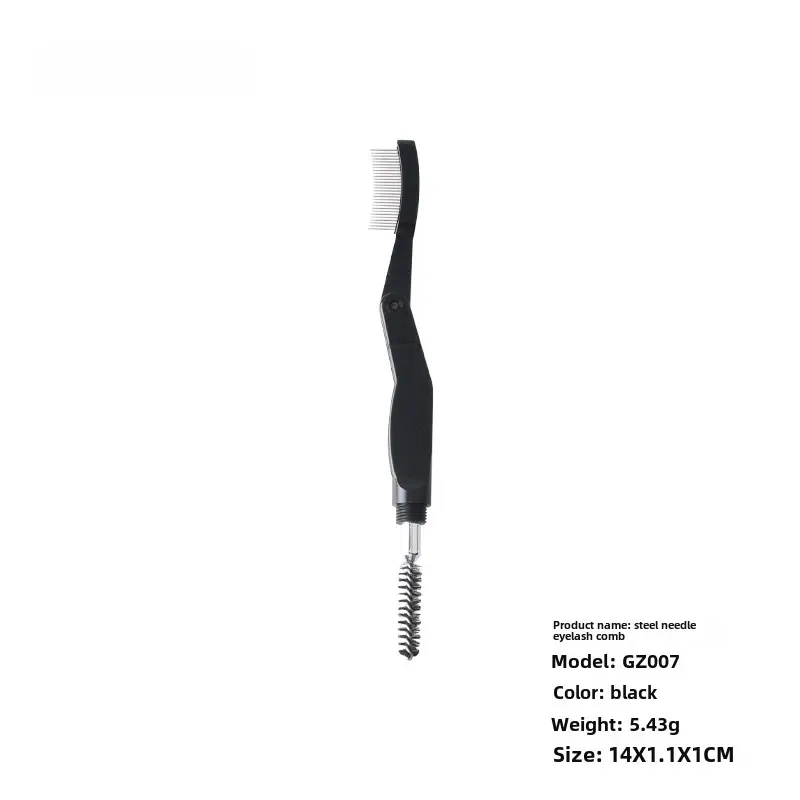 Pink Stainless Steel Eyelash Comb Brush - Image 14
