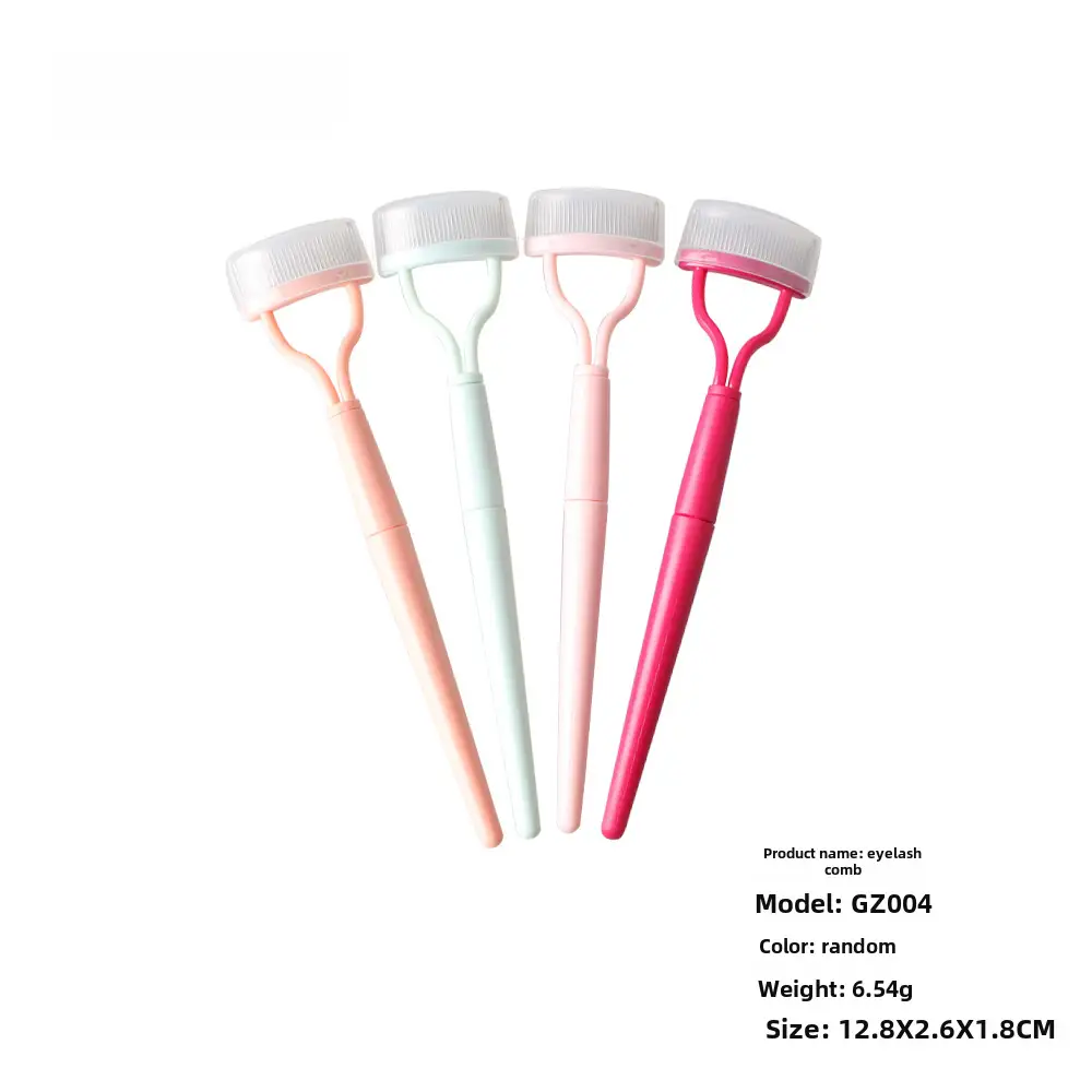 Pink Stainless Steel Eyelash Comb Brush - Image 16