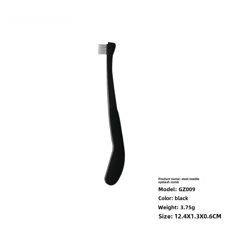 Pink Stainless Steel Eyelash Comb Brush - Image 17