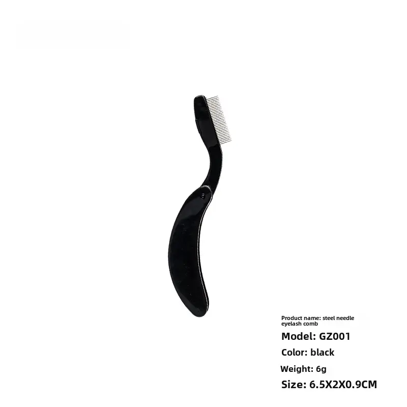 Pink Stainless Steel Eyelash Comb Brush - Image 4