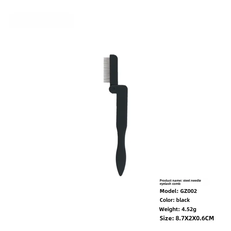 Pink Stainless Steel Eyelash Comb Brush - Image 6