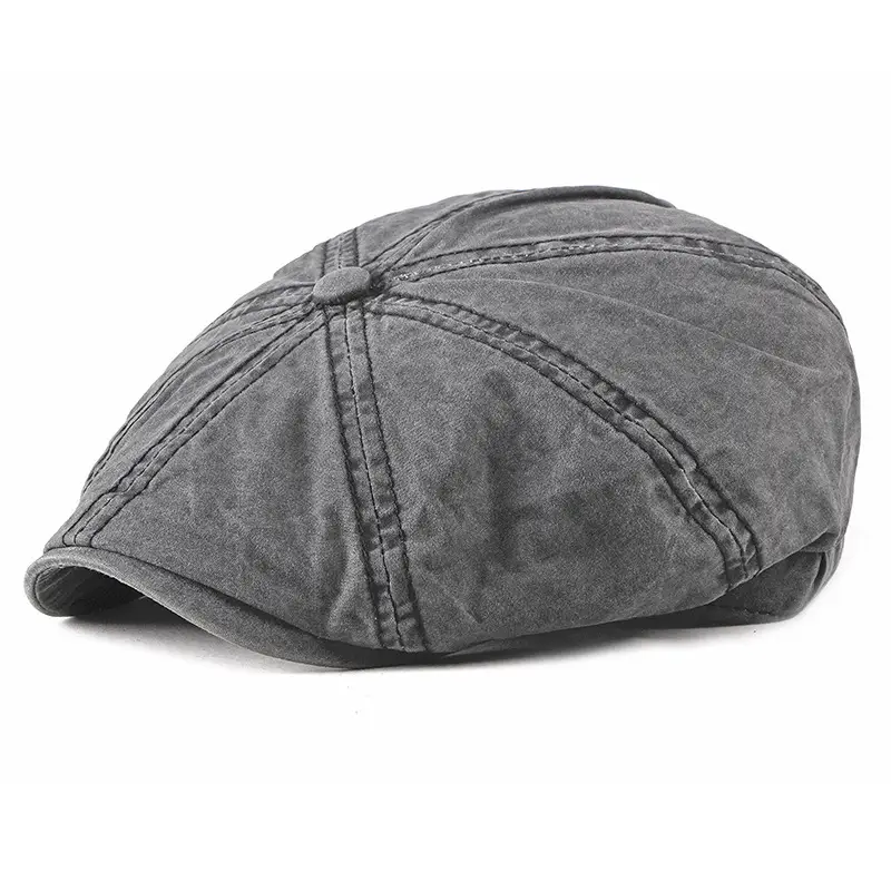 Washed cotton-gray black