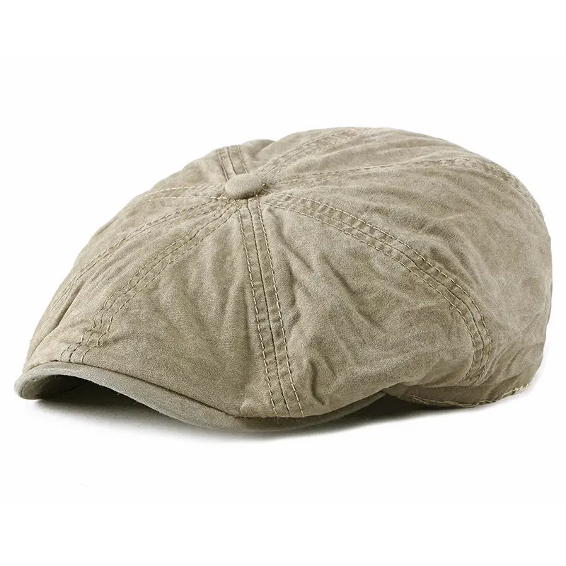 Washed cotton-khakis