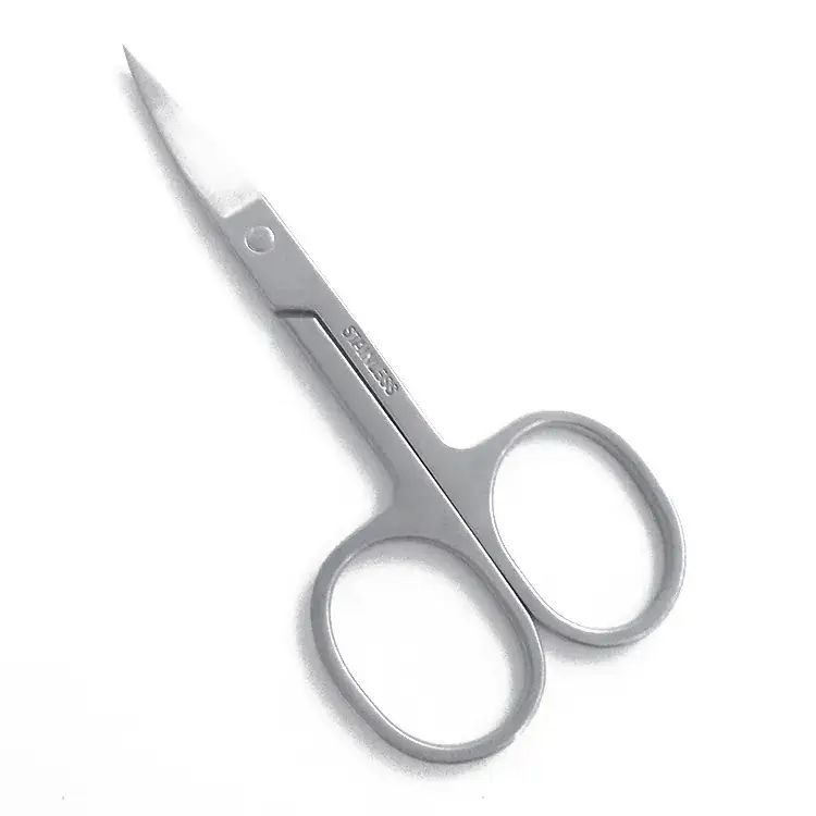 Stainless Steel Eyebrow Trimming Scissors 3.0 Thick - Image 5