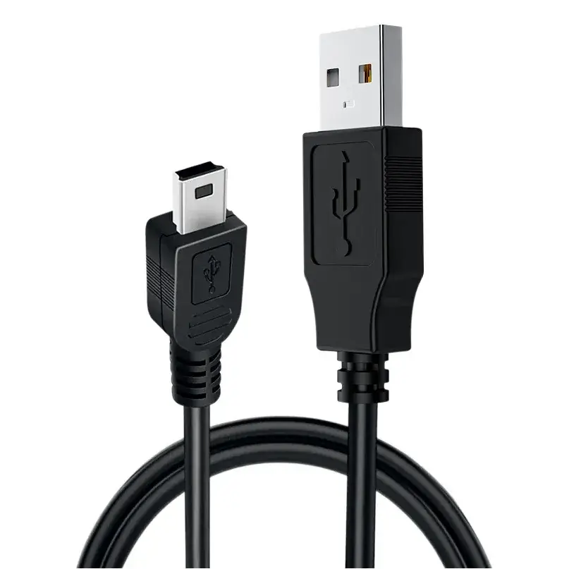 Wholesale V3 Port 5P Data Cable Mini USB Charging Cable
