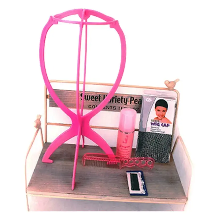 Anti-Dry Hair Dryer Comb Rack for Wigs
