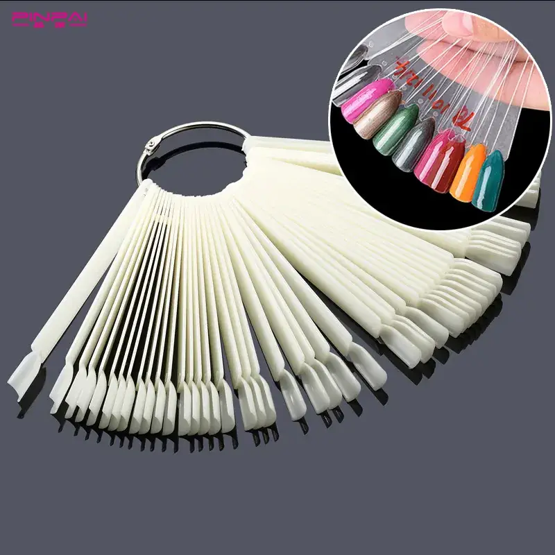 50 Pcs Iron Ring Nail Swatch Color Plate Display Set - Image 5
