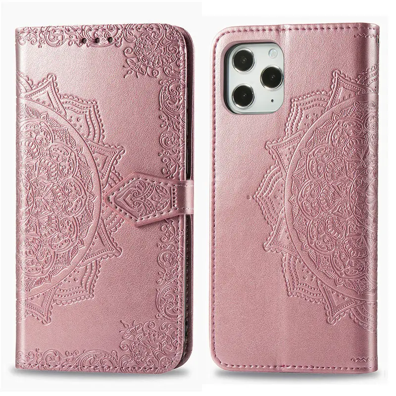 iPhone16ProMax Protective Leather Case with 3 Card Slots
