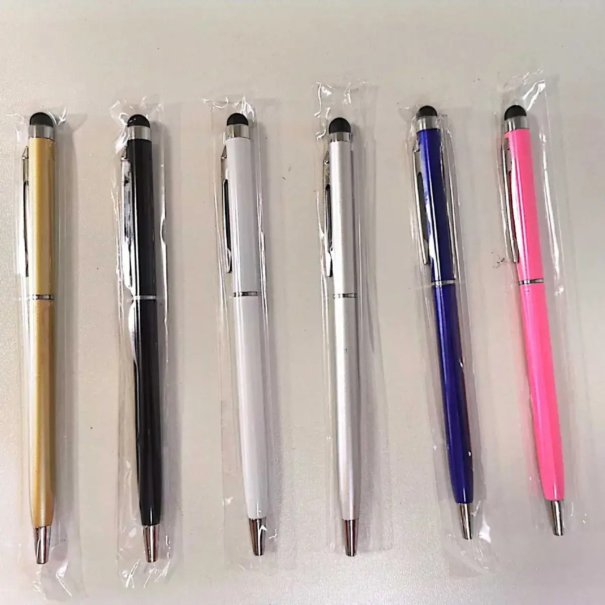 Dual Purpose Stylus Pen Black White Touch Screen - Image 12