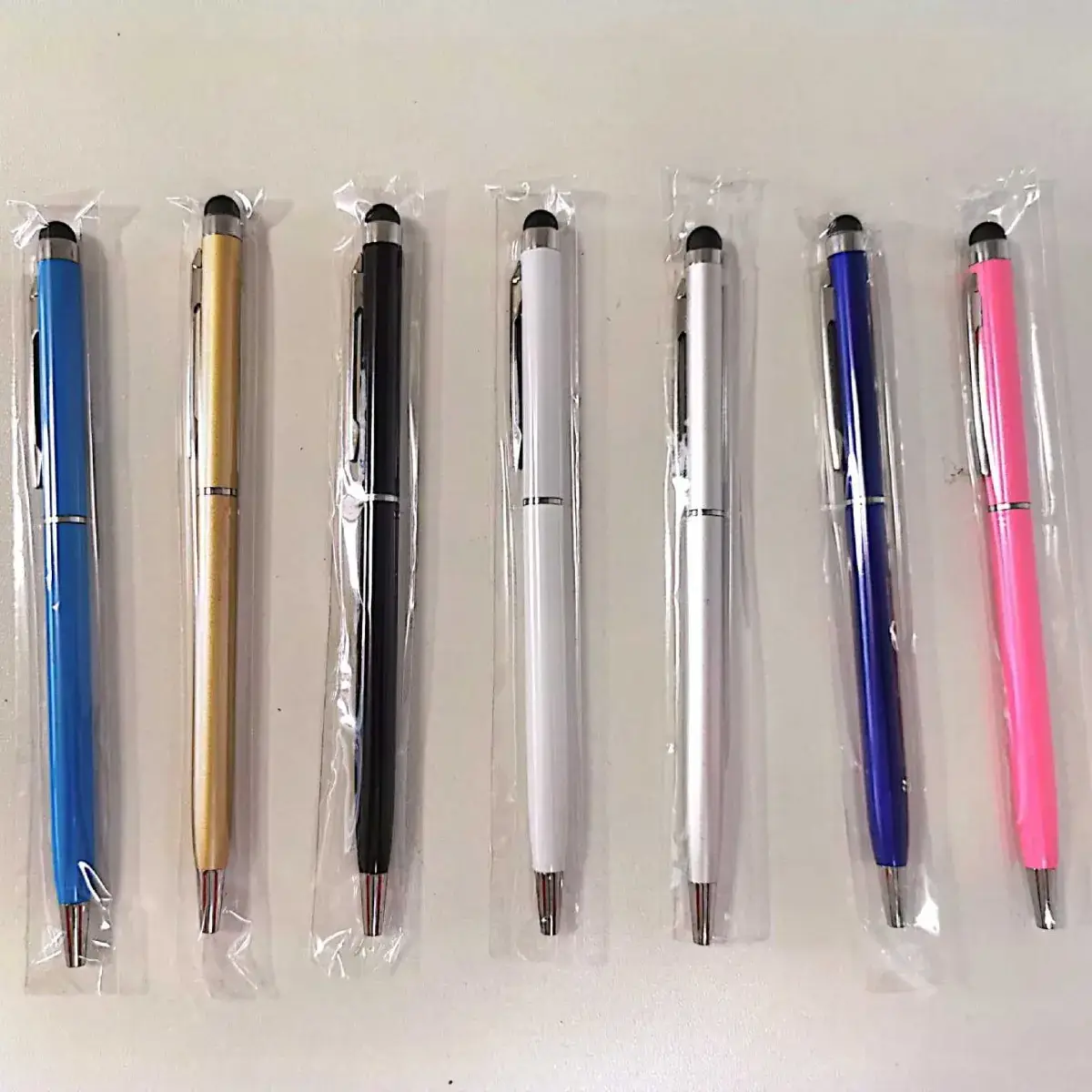 Dual Purpose Stylus Pen Black White Touch Screen - Image 13