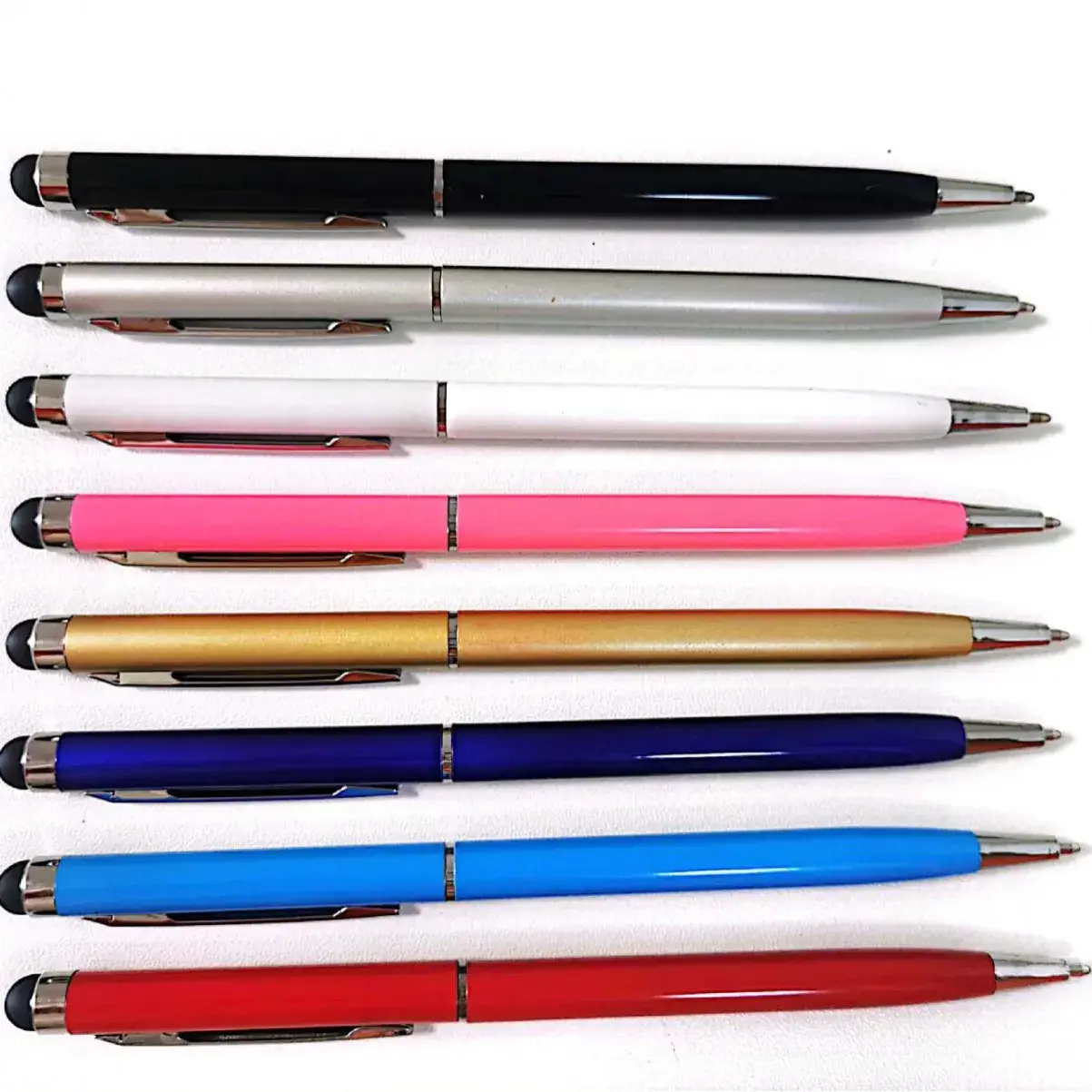 Dual Purpose Stylus Pen Black White Touch Screen - Image 14