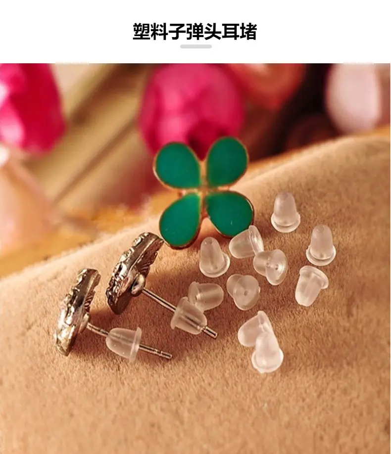 Transparent Bullet Earrings Earring Accessories 10000 A Pack — feature 1