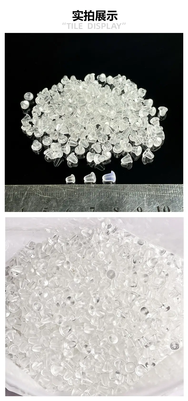 Transparent Bullet Earrings Earring Accessories 10000 A Pack — feature 5