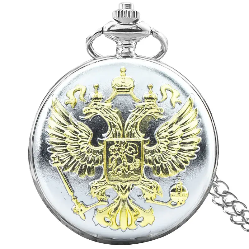 European American Retro Bronze Pocket Watch Necklace with Chain - Image 17