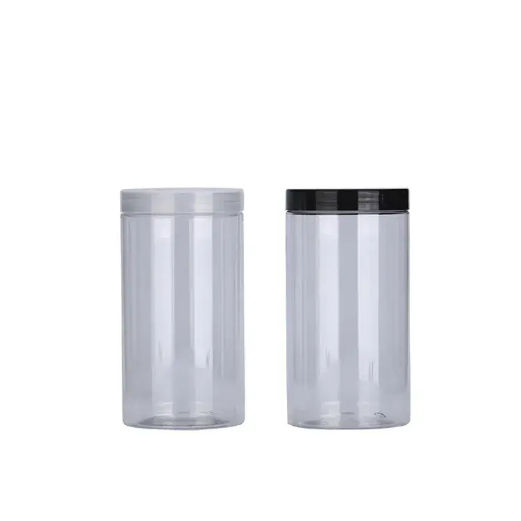 1L Transparent Nut Plastic Bottle 1000ml Wide Mouth - Image 5