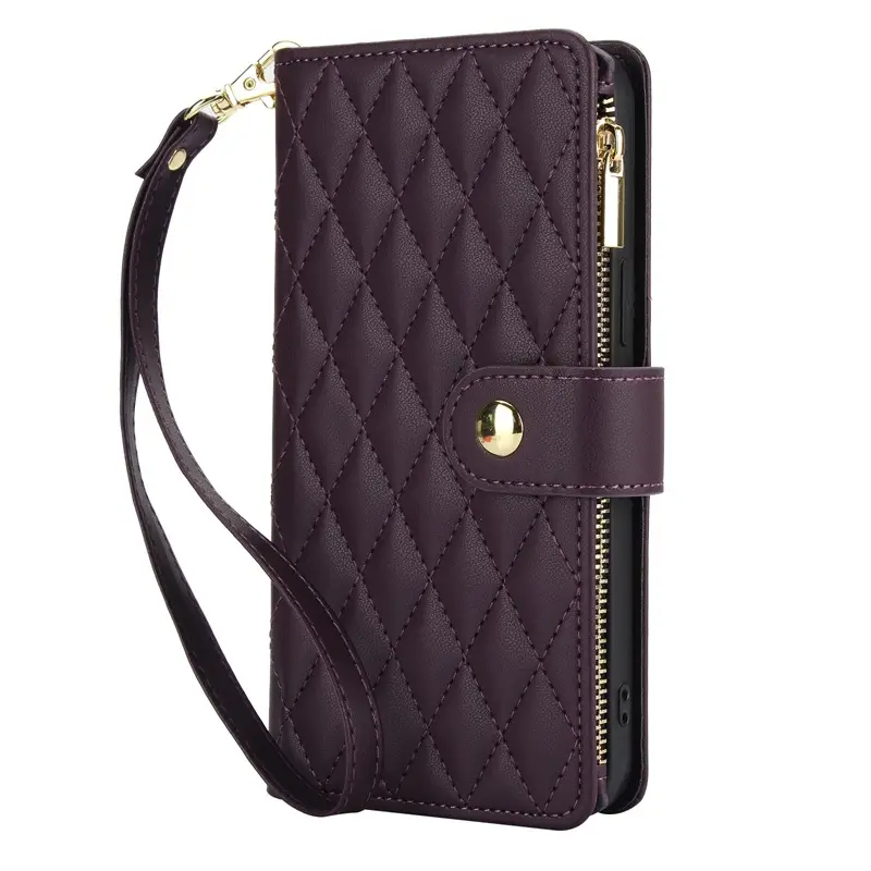 Multi-Color Leather Zipper Phone Case for Pixel 10Pro/9Pro - Image 3