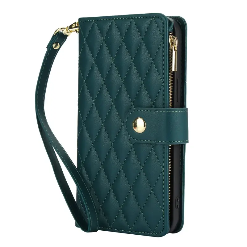 Multi-Color Leather Zipper Phone Case for Pixel 10Pro/9Pro - Image 6