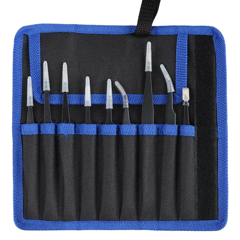 Anti-static tweezers for false eyelashes thickened hardened stainless steel - Image 16