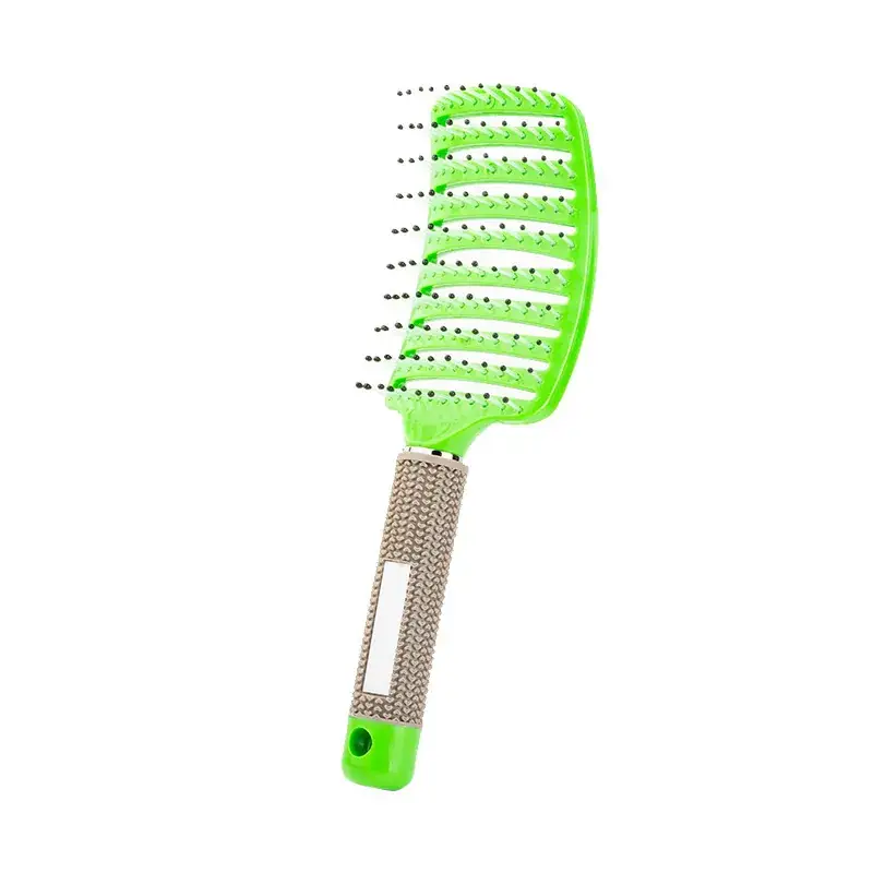 Curved Hair Brush for Straightening & Curling