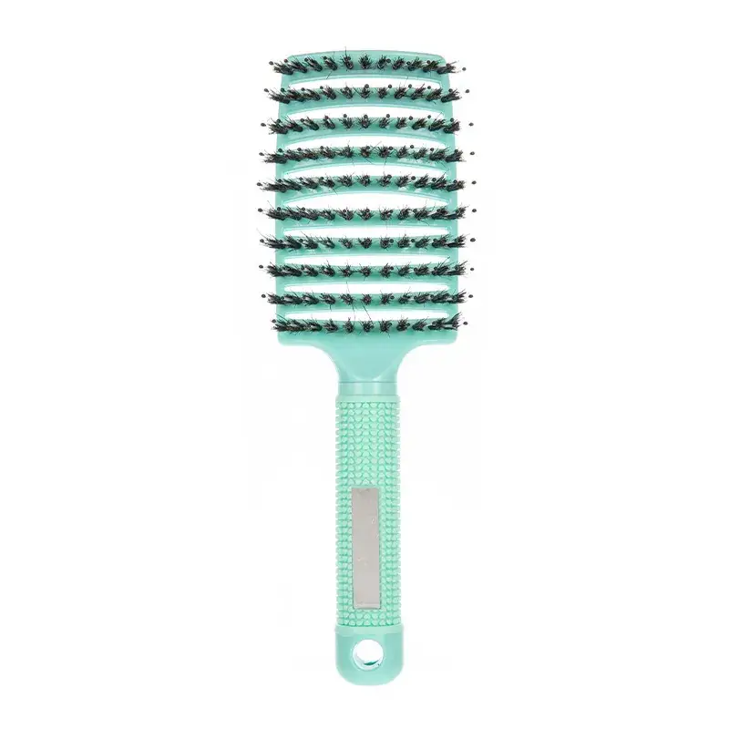 Curved Hair Brush for Straightening & Curling