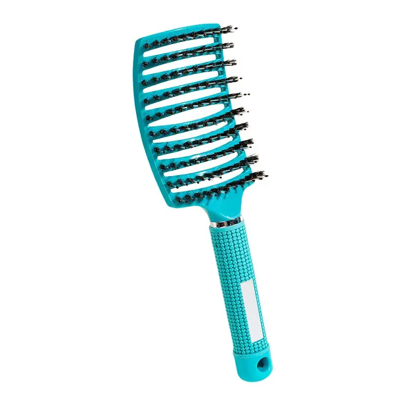 Curved Hair Brush for Straightening & Curling