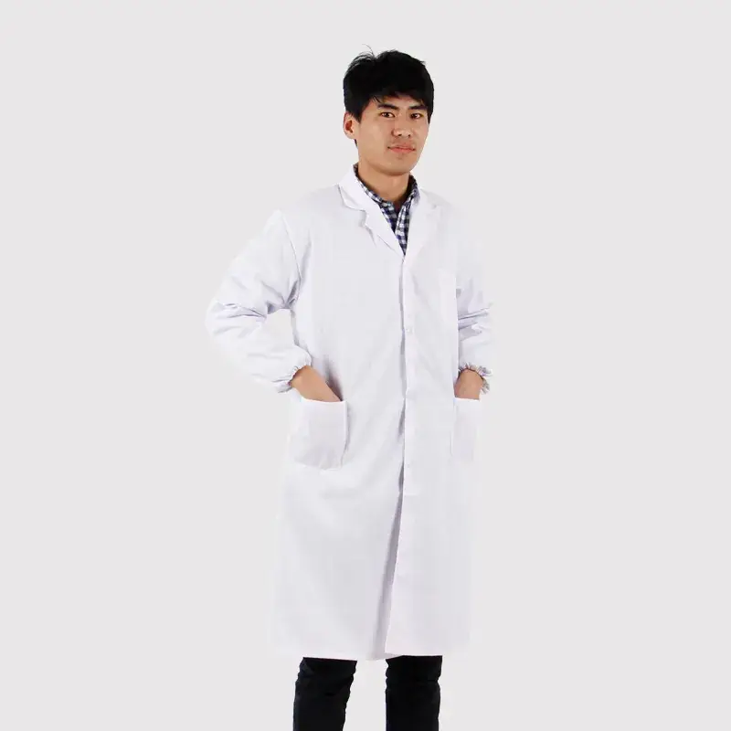 Wholesale Long Sleeve White Lab Coat for Students & Professionals - Image 4
