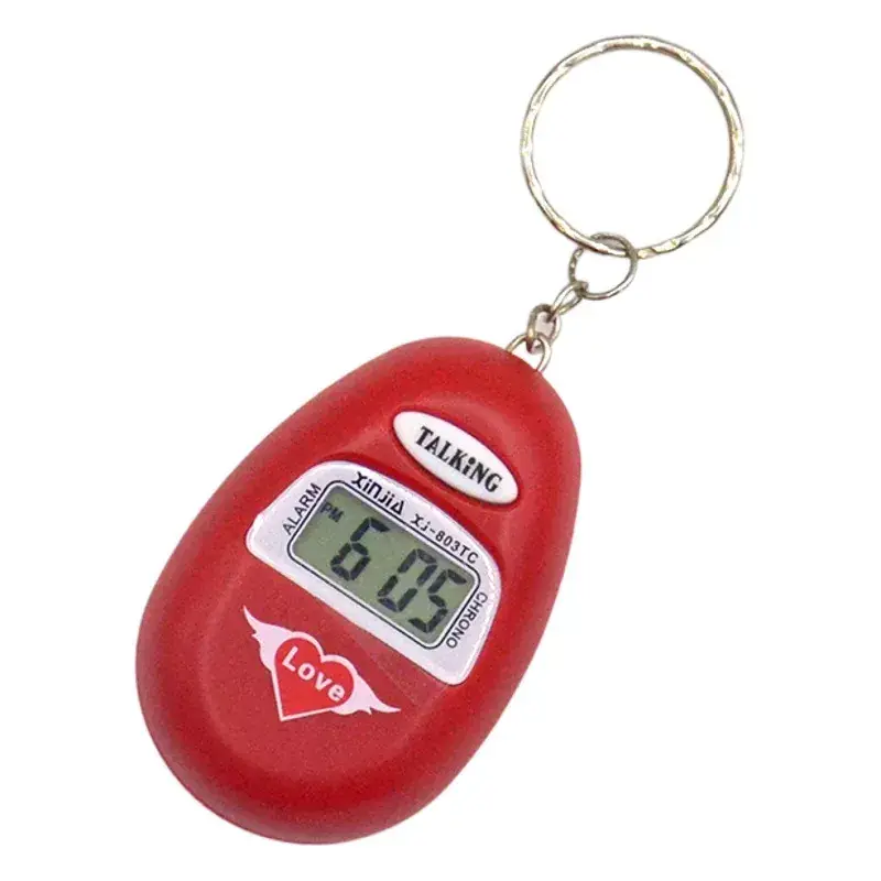 Yellow Digital Voice Tally Counter Keychain