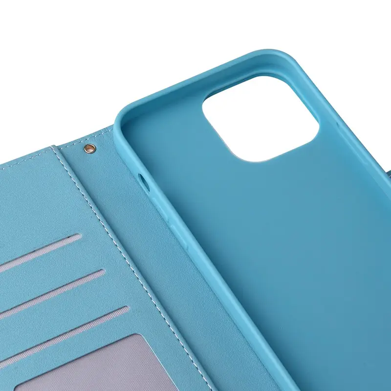 Apple iPhone 17 Mobile Phone Leather Case with Hot Stamping Marble Splicing Design - Image 7