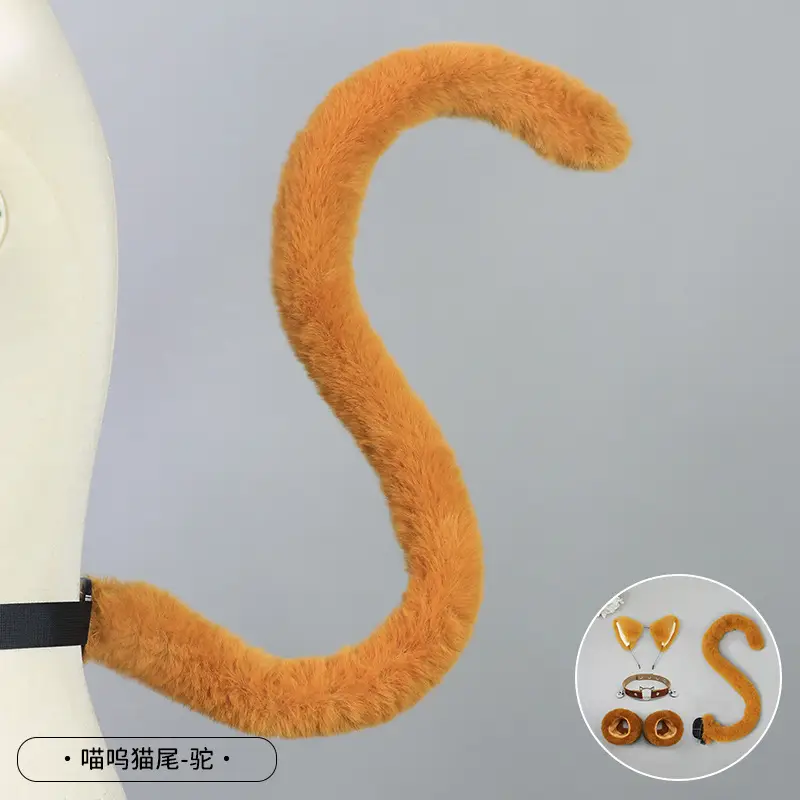 Cute Cat Ear Hairband with White Fur End - Image 25