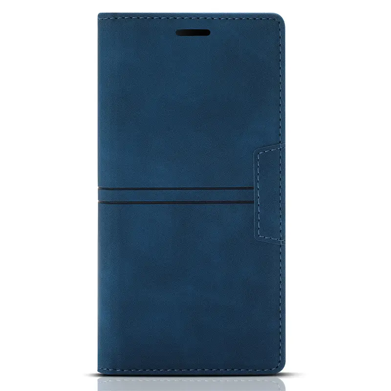 Blue Leather Anti-Scratch iPhone 17 Pro Max Case - Image 6