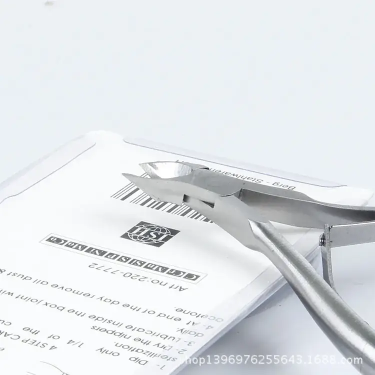 Nail Stainless Steel Double Plug Dead Skin Scissors - Image 3