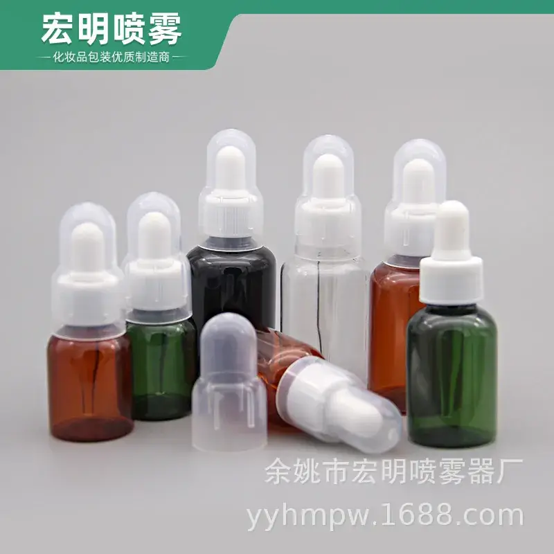50ml Essential Oil Bottle Black Plastic Dropper - Image 11