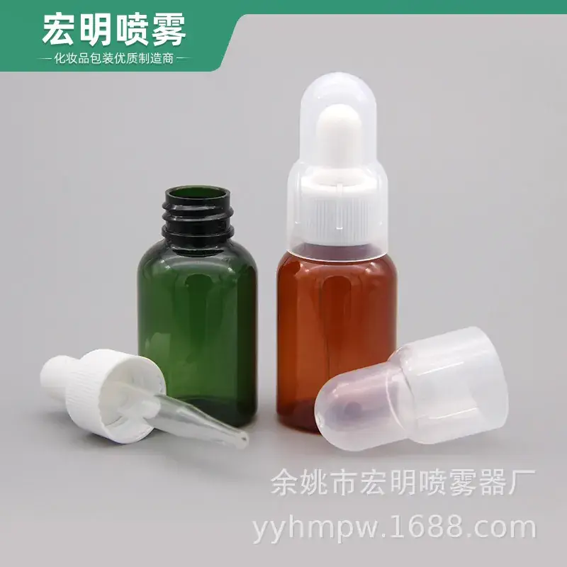 50ml Essential Oil Bottle Black Plastic Dropper - Image 12