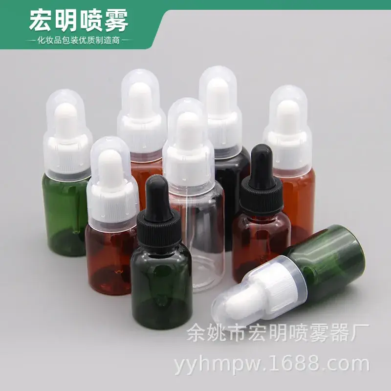 50ml Essential Oil Bottle Black Plastic Dropper - Image 13