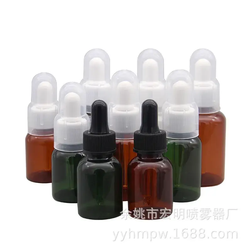 50ml Essential Oil Bottle Black Plastic Dropper - Image 14