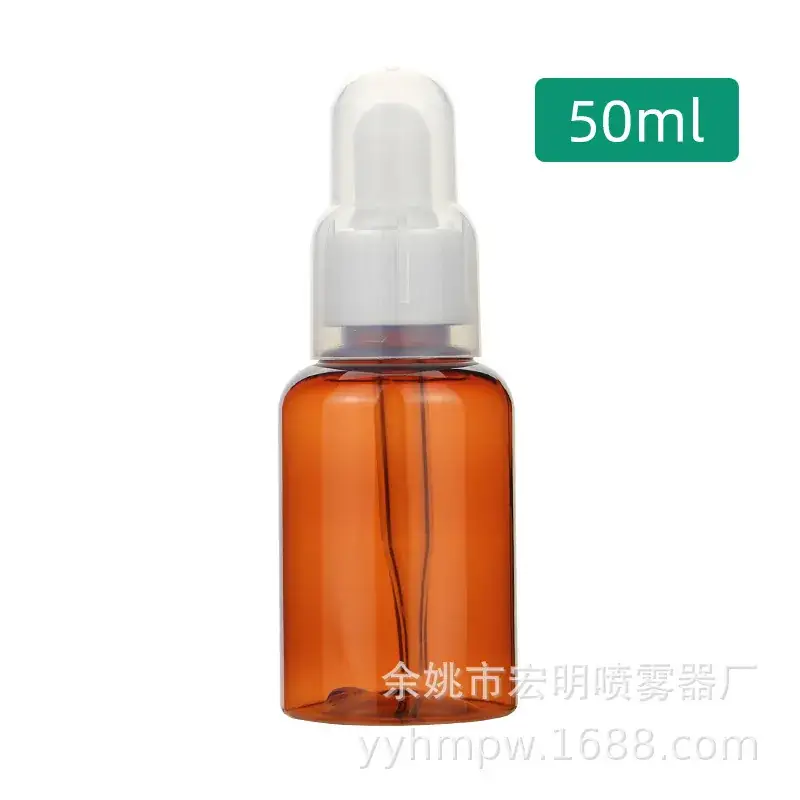 50ml Essential Oil Bottle Black Plastic Dropper - Image 3