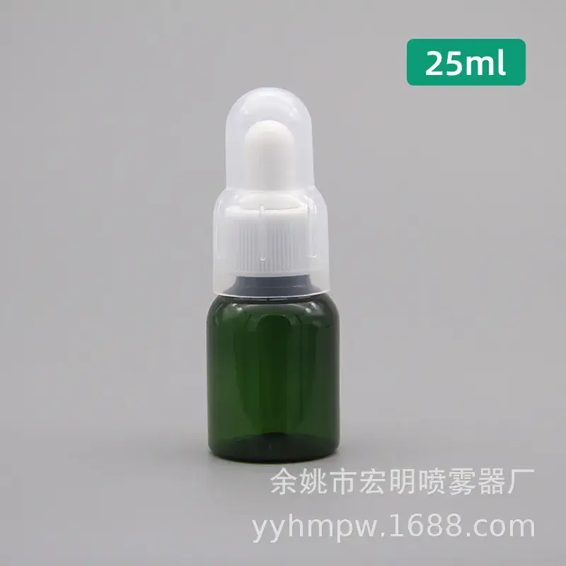 50ml Essential Oil Bottle Black Plastic Dropper - Image 7