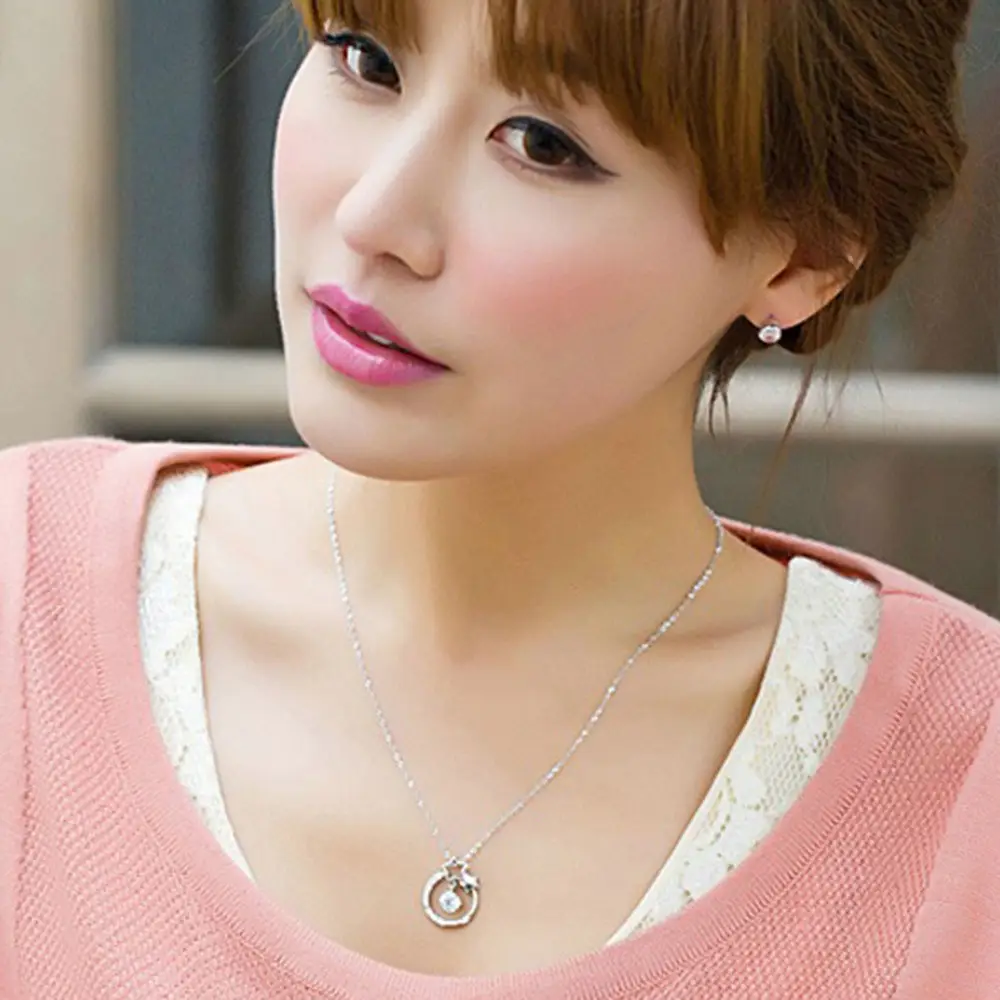 Weihua Star Girl Silver Plated Necklace Pendant - Image 4