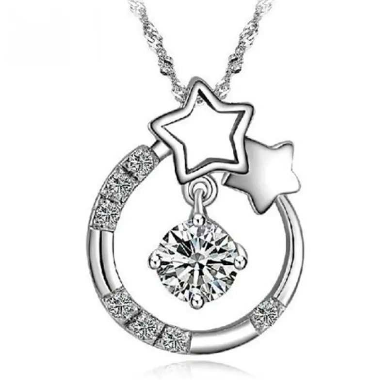 Weihua Star Girl Silver Plated Necklace Pendant - Image 5