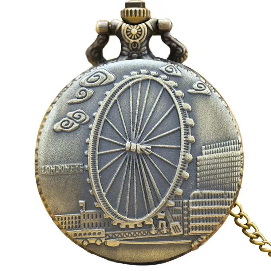 London-themed Ferris Wheel Pocket Watch Gift Watch - Image 7