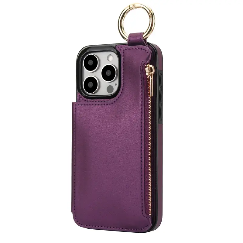 Apple iPhone 16 Pro Max Leather Case with RFID Blocking & Cash Slots - Image 6