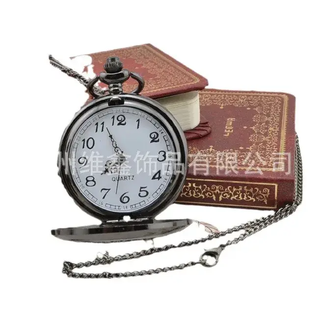 Retro Pirate Pocket Watch with Large Dial for Men Women - Image 6